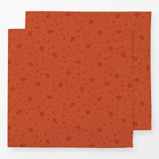 Servietten Weihnachtsblätter Rot