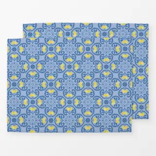 Tischset Mediterranean Vibes Blau