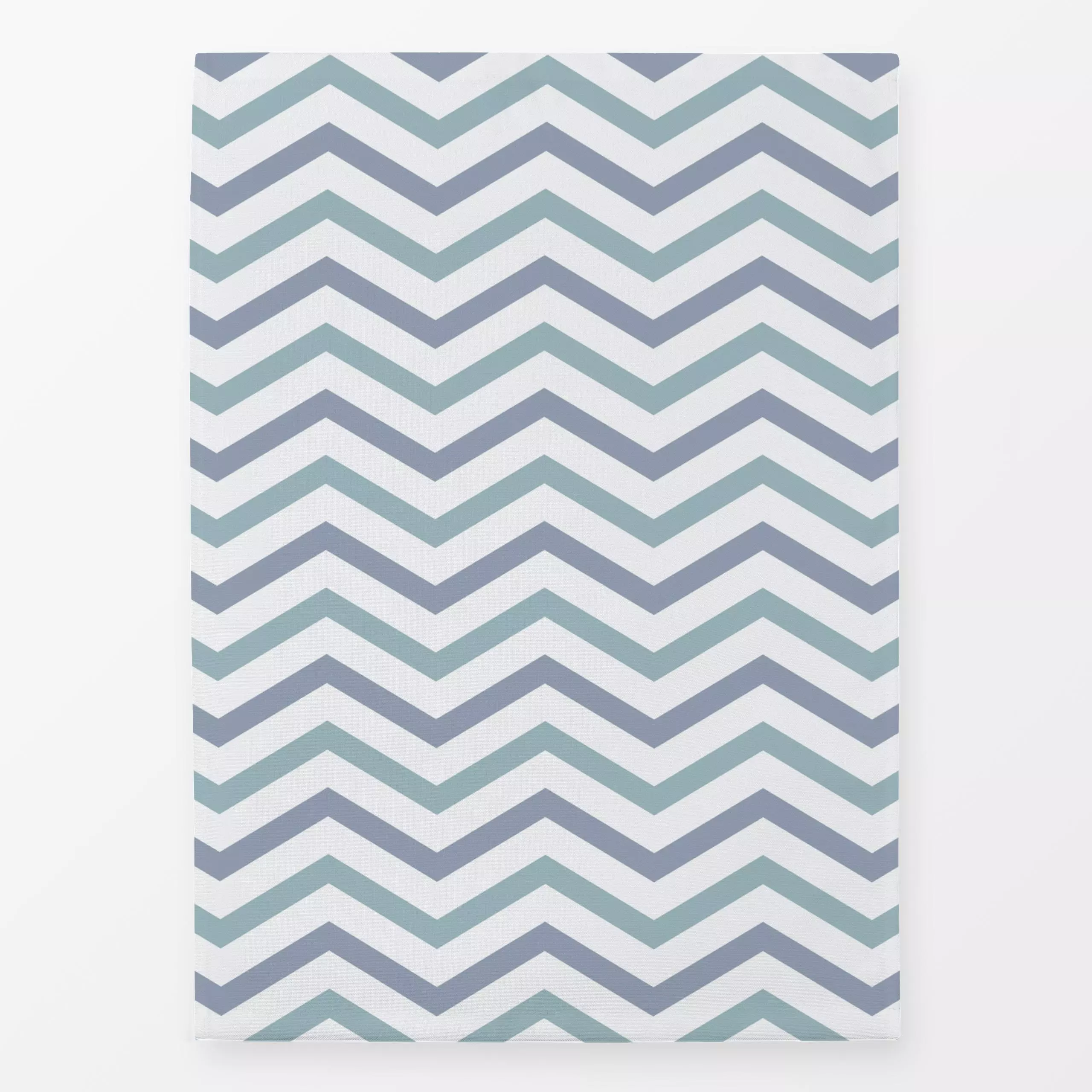 Geschirrtücher Chevron blue turquoise - Symbole & Muster - von „Kathrin Woo"; Muster, minimal, Geometrisch, Kinderzimmer, Zi...