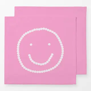 Servietten Smile Pink