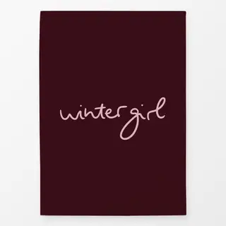 Geschirrtücher Wintergirl berry red