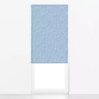 Raffrollo Wildblumen Powder Blue