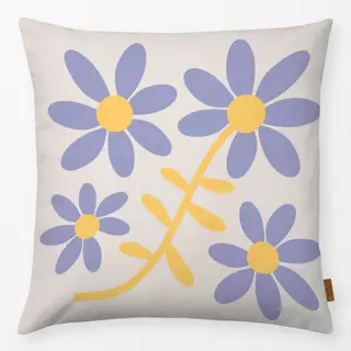 Kissen Flowers 2 Yellow Violet