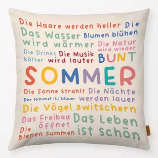 Kissen SOMMER VIBES - bunt