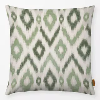 Kissen Diamonds Ikat Light Green