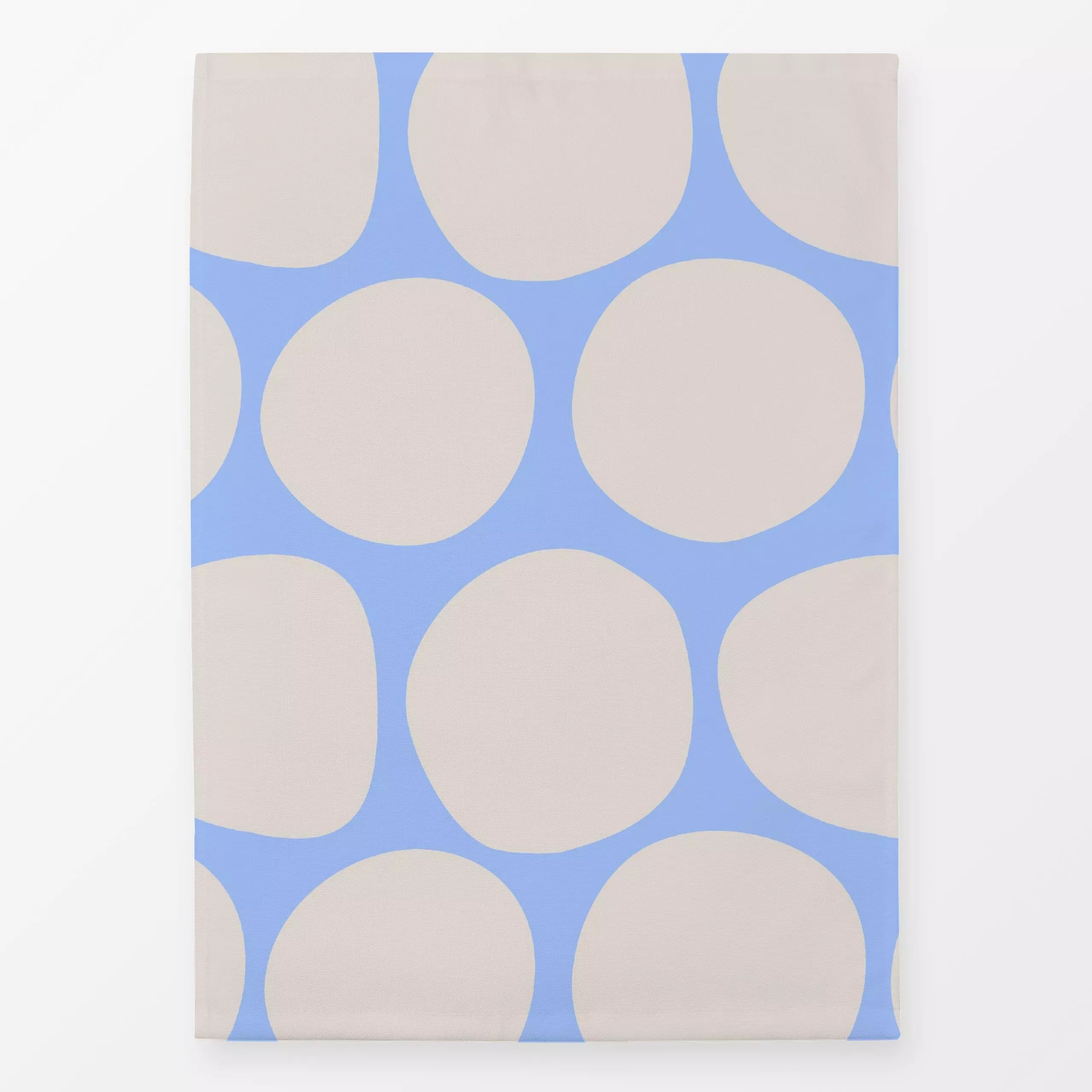 Geschirrtücher Große Punkte blau - Symbole & Muster - von „Studio Kesse"; Kinder, Punkte, Dots, Kinderzimmer, bunt, gepunkte...