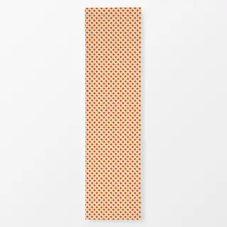 Tischläufer Diagonale Karo Gelb Rot