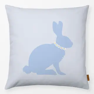 Kissen Scandi Hase Blau