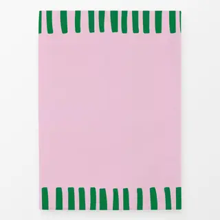 Geschirrtücher Stripes Grün Rahmen
