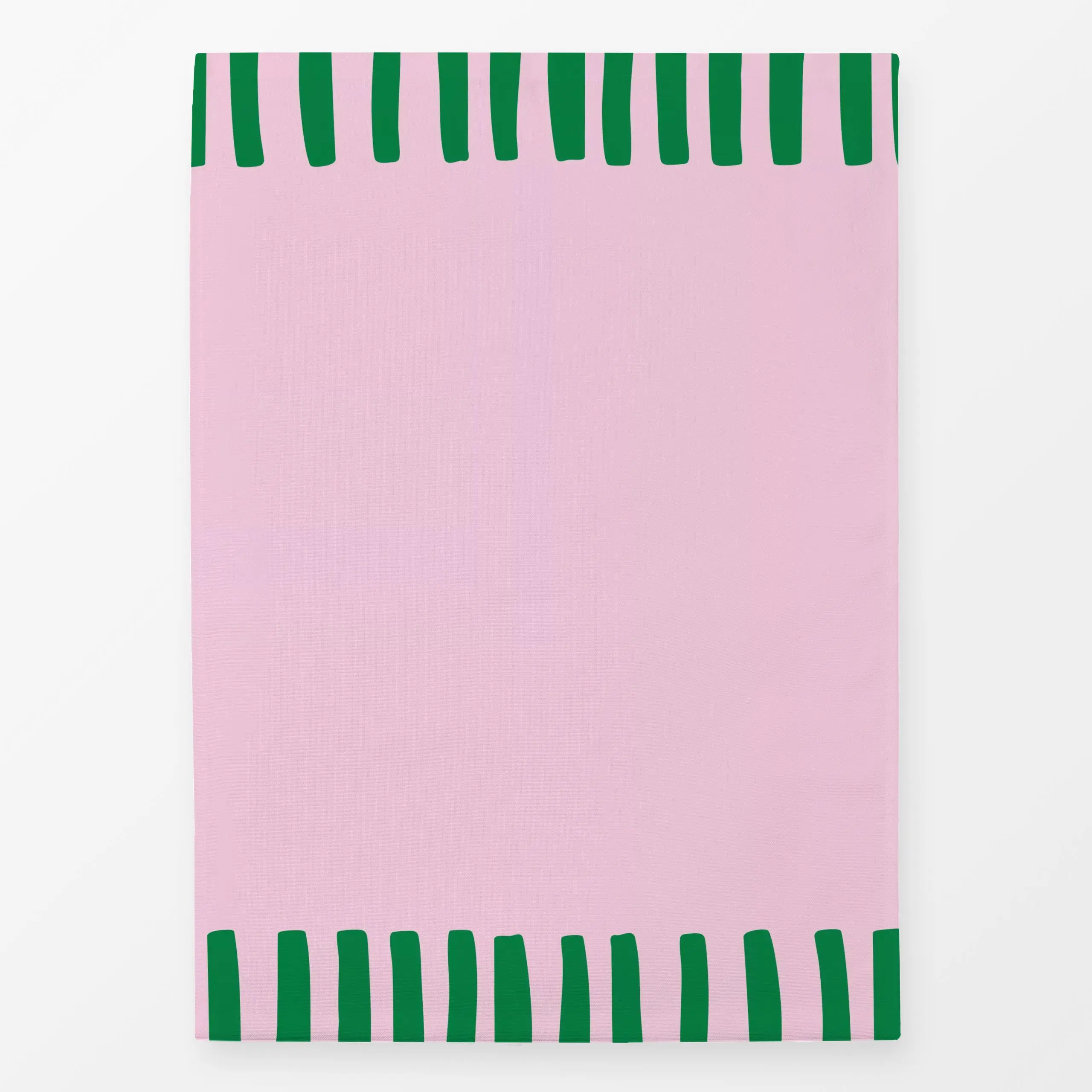 Geschirrtücher Stripes Grün Rahmen - Herbst, Symbole & Muster - von „textilwerk"; Illustration, Cozy, Sommer, trend, Haus, t...