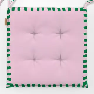 Sitzkissen Stripes Grün Rahmen