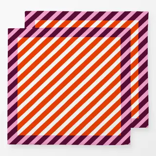 Servietten Diagonale Rahmen 4