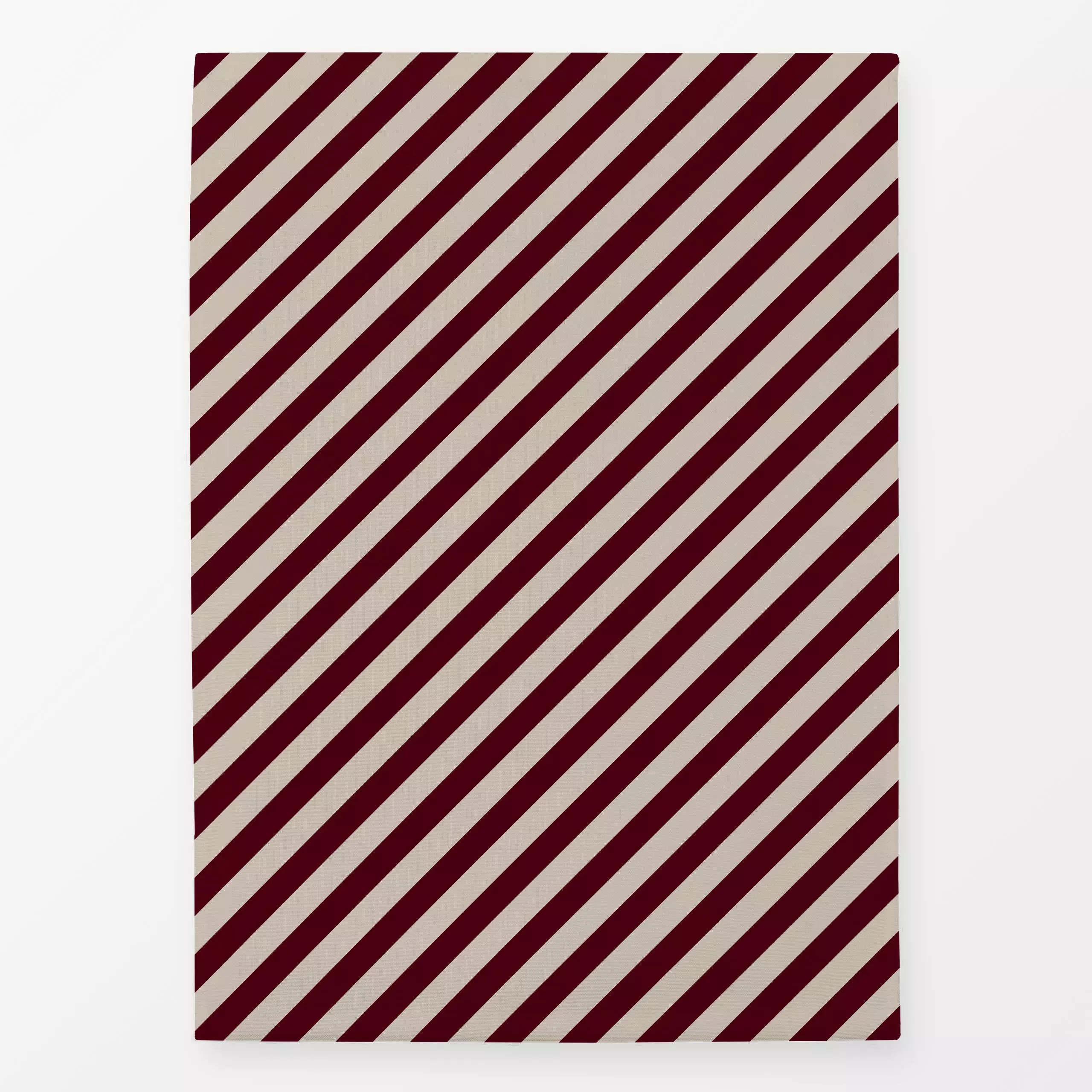 Geschirrtücher Diagonal Stripes dark berry - Weihnachten, Symbole & Muster - von „Karen Menzenbach"; Linien, abstrakt, Strei...