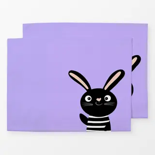 Tischset Hallo ihr Hasen
