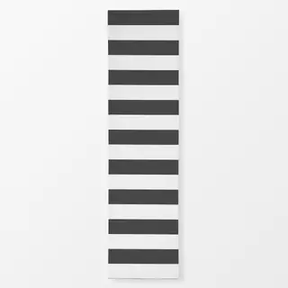 Tischläufer Grey and White Stripes