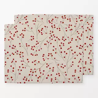 Tischset Rote Beeren