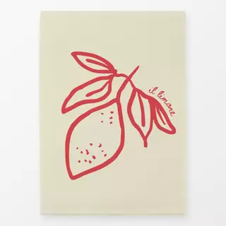 Geschirrtücher Zitrone Rot Beige