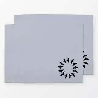 Tischset Fledermauskreis Halloween