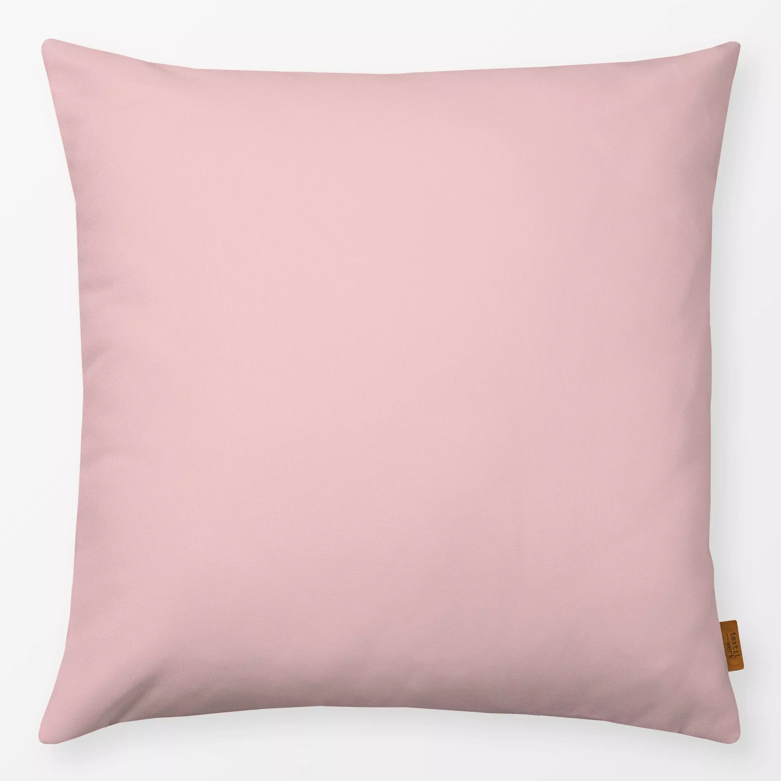 Kissen colors Rosa Candy Christmas - Symbole & Muster - von „textilwerk colors"; rosa, bunt, schlicht, Farben, uni, einfarbi...