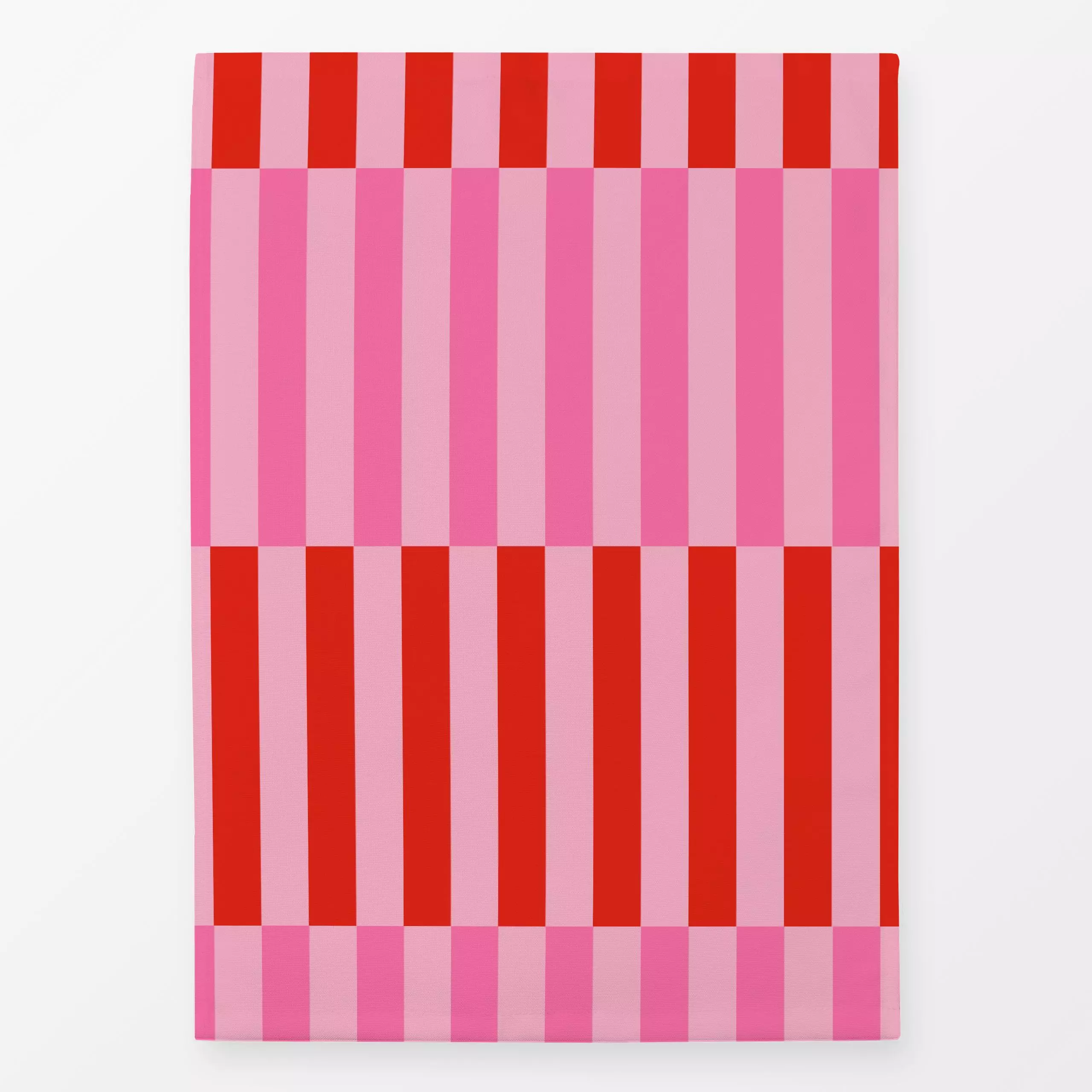 Geschirrtücher Stripes Checks Red Pink - Sommer, Symbole & Muster - von „textilwerk"; Illustration, Sommer, trend, rot, bunt...