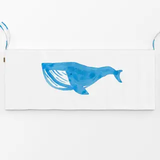 Bankauflage blauer Wal Sommer