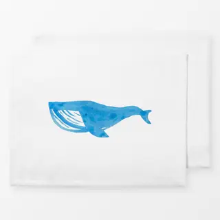 Tischset blauer Wal Sommer