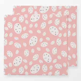 Servietten Ostereier Tanz Rosa