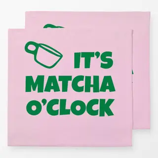 Servietten It's Matcha o'clock