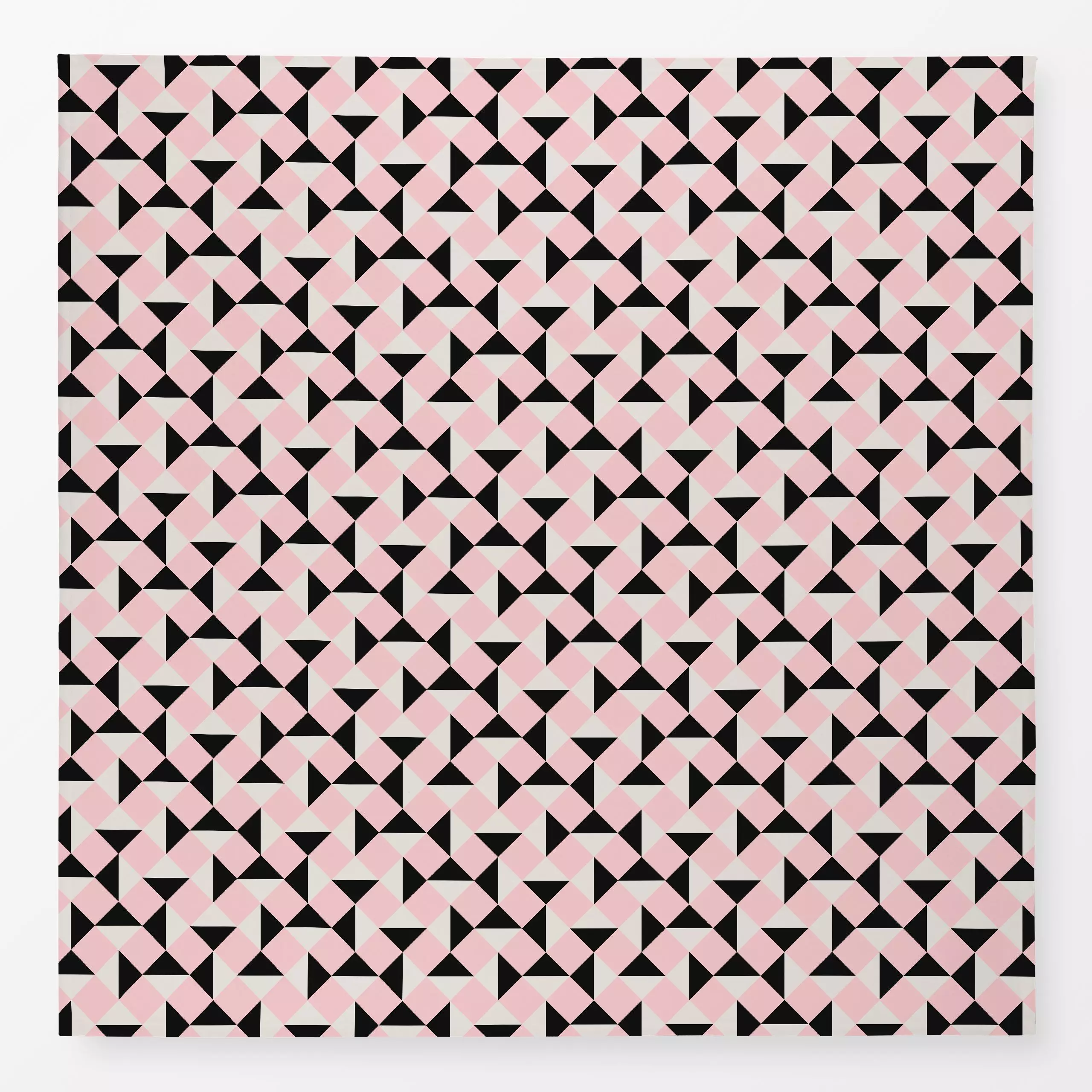 Tischdecke Rauten Schwarz Rosa Creme - Symbole & Muster, Anlässe, Retro & Vintage - von „Studio Kesse"; rosa, Retro, Hochzei...