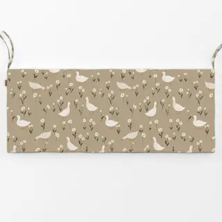 Bankauflage Enten Frühling