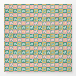 Tischdecke 4 Zebras Muster