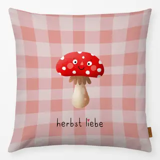 Kissen Herbstliebe Pilz