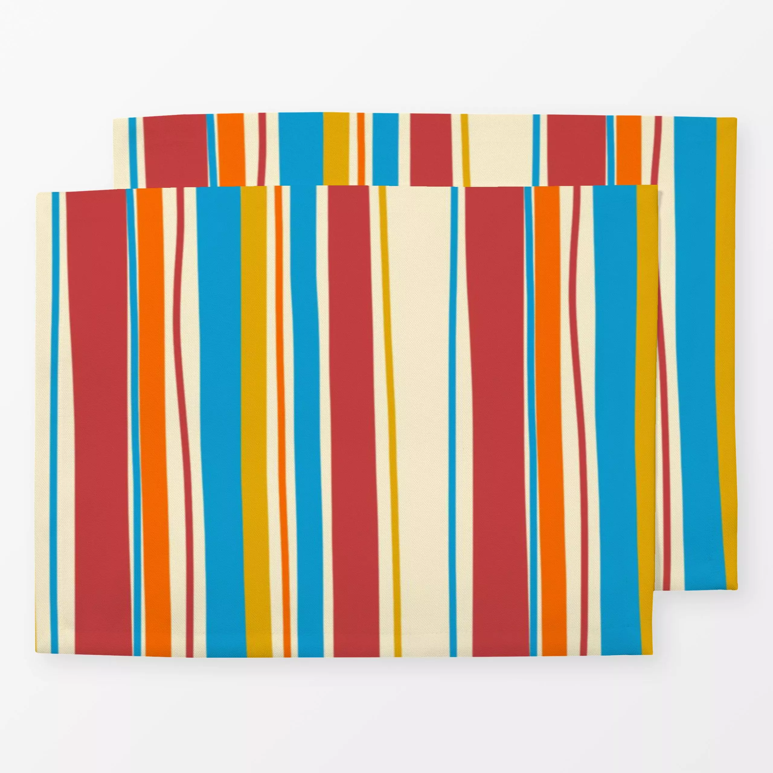 Tischset Mediterrane Part 3 - Sommer, Symbole & Muster - von „Ursula Tücks"; linie, Illustration, Streifen, Abstrakt, modern...