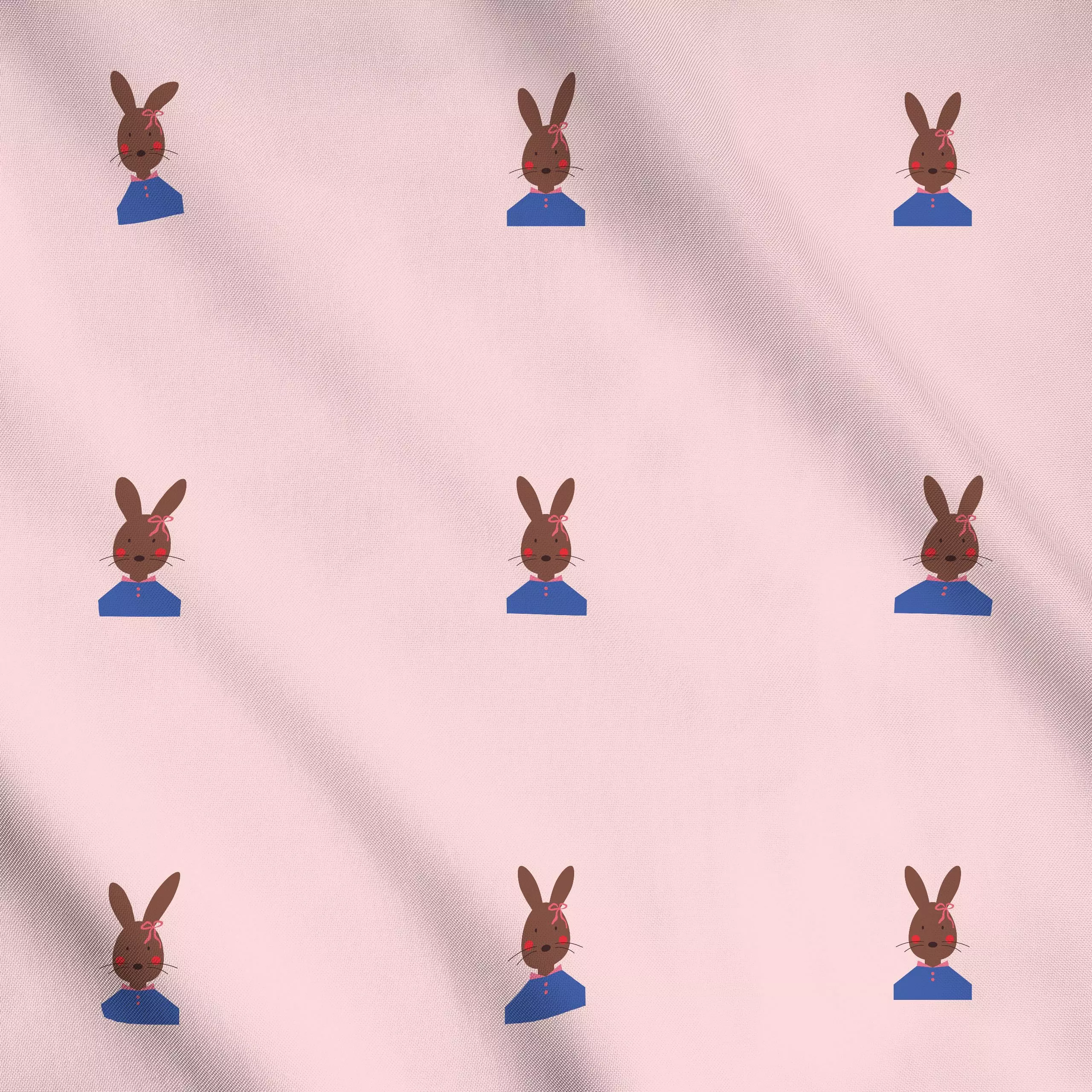 Meterware Häsin, fürs Kinderzimmer, Ostern, von Jana Moßmann