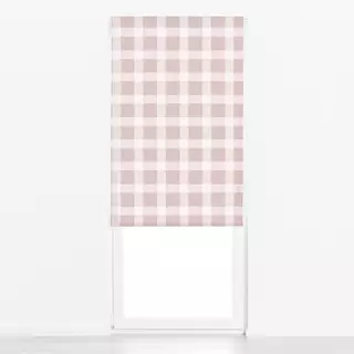 Raffrollo Coquette Gingham Dusky Blush