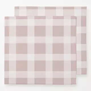 Servietten Coquette Gingham Dusky Blush