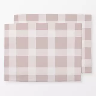 Tischset Coquette Gingham Dusky Blush