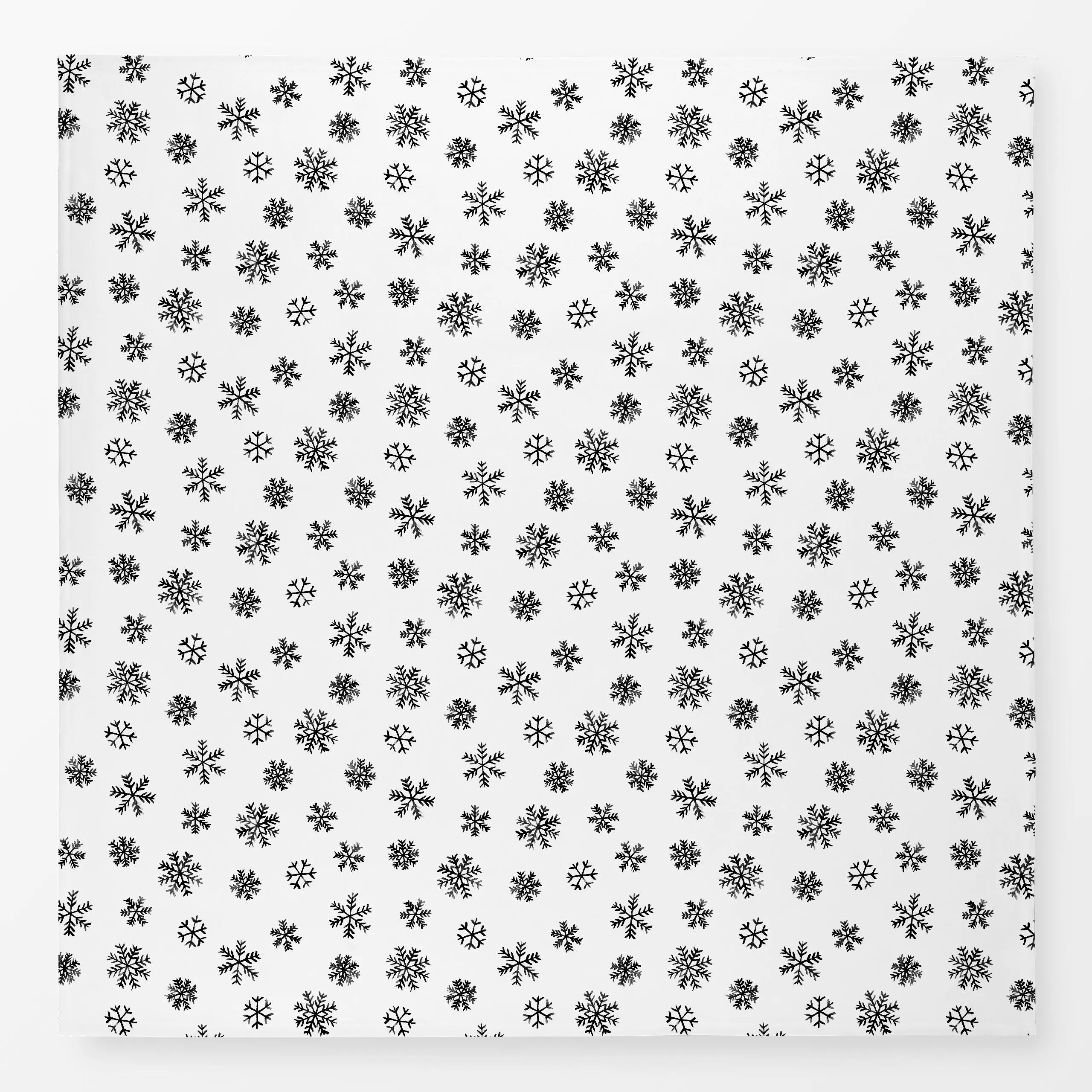 Tischdecke Winterzauber Schneeflocken 1 - Winter - von „Primus Pattern"; Weihnachten, Winter, Scandi, Schnee, xmas, Eiskrist...