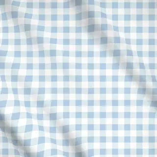 Meterware Vichy Gingham Karo hellblau