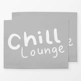 Tischset Chill Lounge grau