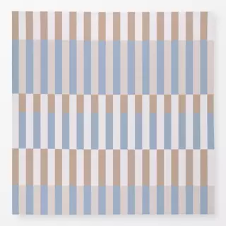 Tischdecke Tile Stripes Blue Greige