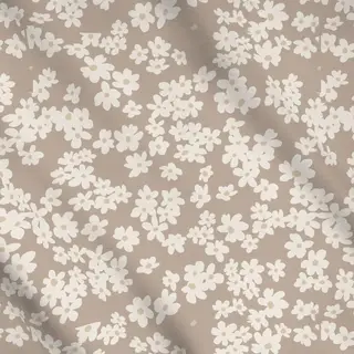 Meterware Blüten beige