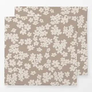 Servietten Blüten beige