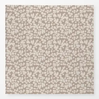 Tischdecke Blüten beige