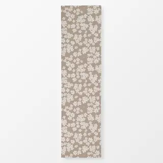 Tischläufer Blüten beige