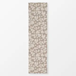 Tischläufer Blüten beige