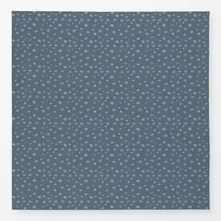 Tischdecke Muschel Spuren Graublau Dunkel