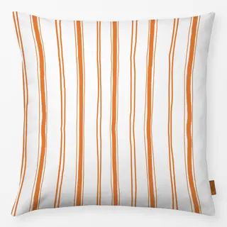 Kissen Streifen orange
