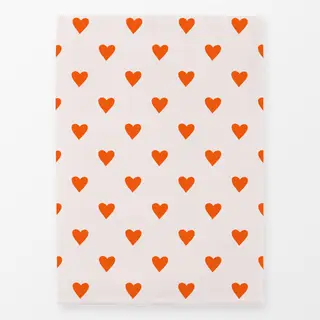 Geschirrtücher Muster Rote Herzen