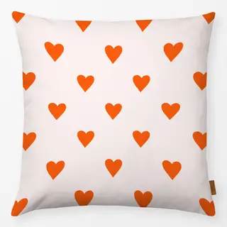 Kissen Muster Rote Herzen
